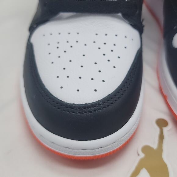 NIKE JORDAN AIR 1 RETRO HIGH OG GS ELECTRO ORANGE SNEAKERS 5Y 575441-180 NIB - Picture 15 of 16